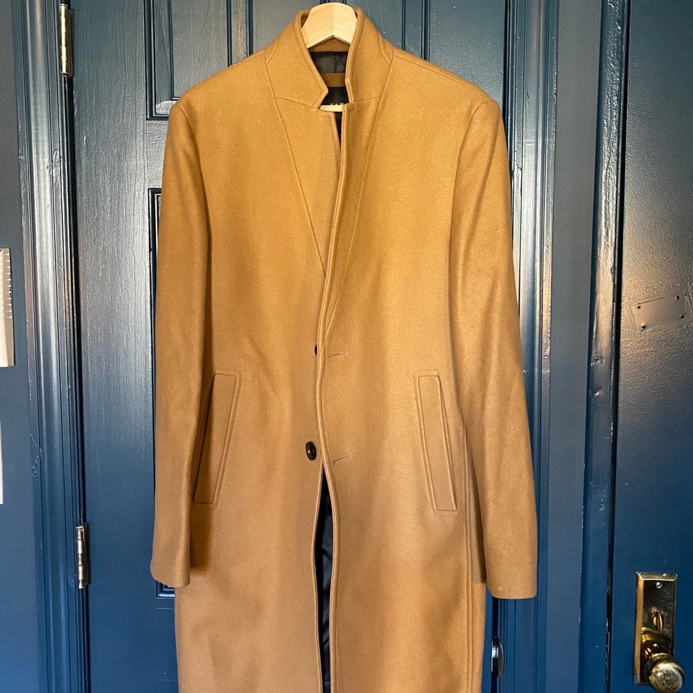 Zara Lapel Coat - Taupe Brown